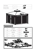 Preview for 3 page of Sunjoy L-GZ311PCO-4 Step-By-Step Instructions