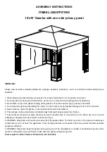 Sunjoy L-GZ407PST-KD Assembly Instructions Manual preview