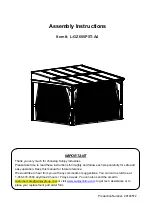 Preview for 1 page of Sunjoy L-GZ605PST-A4 Assembly Instructions Manual