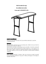 Sunjoy L-GZ615PST-B-PK Assembly Instruction предпросмотр