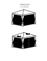 Sunjoy L-GZ672PST-G3 Assembly Instruction Manual preview