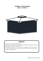 Sunjoy L-GZ798PST-E Assembly Instructions Manual preview