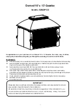 Sunjoy L-GZ822PCO Manual preview