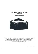 Предварительный просмотр 1 страницы Sunjoy L-GZ916PST-D Use And Care Manual