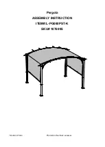 Предварительный просмотр 1 страницы Sunjoy L-PG080PST-K Assembly Instruction Manual