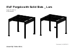 Sunjoy L-PG169PST-1A Assembly Instructions Manual предпросмотр