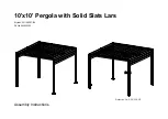 Sunjoy L-PG169PST-B2 Assembly Instructions Manual preview