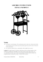 Sunjoy L-PS158PST-5 Assembly Instructions preview