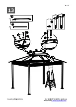 Предварительный просмотр 22 страницы Sunjoy LAKEWOOD L-GZ669PST-Y1 Assembly Instruction Manual