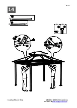 Предварительный просмотр 23 страницы Sunjoy LAKEWOOD L-GZ669PST-Y1 Assembly Instruction Manual