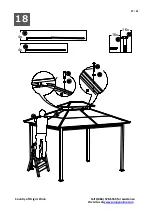 Предварительный просмотр 27 страницы Sunjoy LAKEWOOD L-GZ669PST-Y1 Assembly Instruction Manual