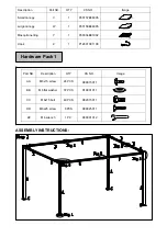 Preview for 4 page of Sunjoy MALIBU 10'X12' GAZEBO Assembly Instructions Manual