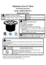 Sunjoy Manhattan L-DN2523SST-B-T Assembly Instruction Manual предпросмотр