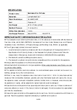 Preview for 3 page of Sunjoy Manhattan L-DN2523SST-B-T Assembly Instruction Manual