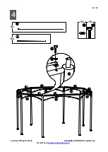 Preview for 10 page of Sunjoy MANHATTAN L-GZ1138PST-A Assembly Instruction Manual