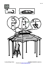 Preview for 16 page of Sunjoy MANHATTAN L-GZ1138PST-A Assembly Instruction Manual