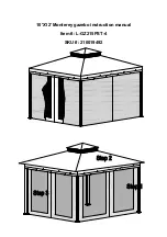 Sunjoy Monterey Instruction Manual предпросмотр