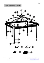 Предварительный просмотр 4 страницы Sunjoy PINEHURST L-GZ1188PST Assembly Instruction Manual