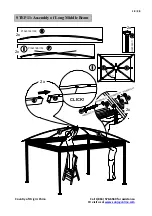 Предварительный просмотр 18 страницы Sunjoy PINEHURST L-GZ1188PST Assembly Instruction Manual