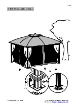 Предварительный просмотр 27 страницы Sunjoy PINEHURST L-GZ1188PST Assembly Instruction Manual