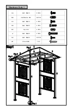 Предварительный просмотр 3 страницы Sunjoy Renaissance L-GZ542PCO Instructions Manual