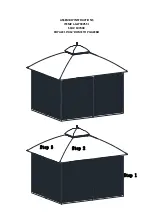 Preview for 2 page of Sunjoy ROYALE DOME TOP Assembly Instructions Manual