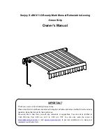 Preview for 1 page of Sunjoy S-AW011-G Owner'S Manual