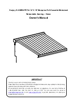 Sunjoy S-AW054PST-A Owner'S Manual preview