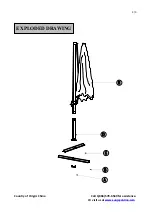 Предварительный просмотр 3 страницы Sunjoy S-UM248PST Assembly Instruction Manual