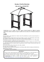 Preview for 8 page of Sunjoy Sheridan L-GG040PST Assembly Instructions Manual