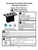 Sunjoy Stoneridge L-DN1773SST-D-T Assembly Instruction Manual предпросмотр