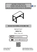 Sunjoy STUDIO SPACE G104003400 Assembly Instructions Manual preview