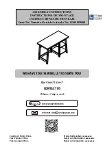 Preview for 1 page of Sunjoy STUDIO SPACE G104003600 Assembly Instructions Manual