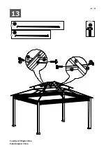 Предварительный просмотр 32 страницы Sunjoy SummerCove A102012600 Assembly Instructions Manual