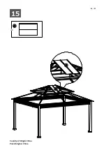 Предварительный просмотр 34 страницы Sunjoy SummerCove A102012600 Assembly Instructions Manual