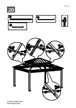 Предварительный просмотр 39 страницы Sunjoy SummerCove A102012600 Assembly Instructions Manual