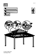 Предварительный просмотр 42 страницы Sunjoy SummerCove A102012600 Assembly Instructions Manual