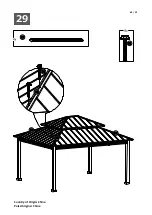 Предварительный просмотр 48 страницы Sunjoy SummerCove A102012600 Assembly Instructions Manual