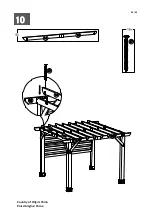 Предварительный просмотр 24 страницы Sunjoy SUMMERCOVE A106008600 Assembly Instructions Manual