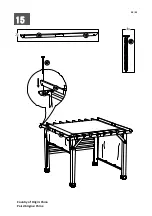 Предварительный просмотр 29 страницы Sunjoy SUMMERCOVE A106008600 Assembly Instructions Manual