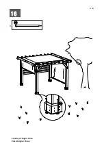 Предварительный просмотр 30 страницы Sunjoy SUMMERCOVE A106008600 Assembly Instructions Manual