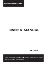 Sunkey SK-903H User Manual preview