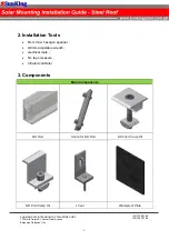 Preview for 3 page of Sunking Solar L Feet Hook Installation Manual