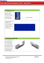 Preview for 6 page of Sunking Solar L Feet Hook Installation Manual