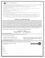 Preview for 2 page of Sunleaves DuraBreeze Orbital Wall Fan Manual