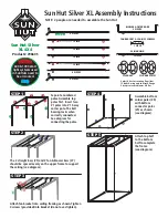 Preview for 1 page of Sunlight Supply Sun Hut Silver XL 4X4 Assembly Instructions