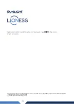 Preview for 2 page of Sunlight Lion ESS 48V/100 Installation Manual