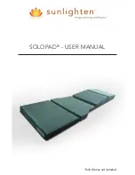 Sunlighten SOLOPAD User Manual preview