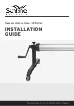 Sunline Above Ground Roller Installation Manual preview