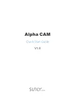 Preview for 1 page of Sunly Tech Alpha CAM Quick Start Manual